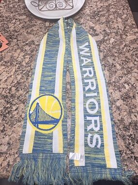 Forever NBA  Blue & Yellow Knit Team Scarf Golden State Warriors,